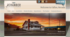 Desktop Screenshot of fallonchamber.com