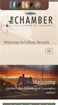 Mobile Screenshot of fallonchamber.com